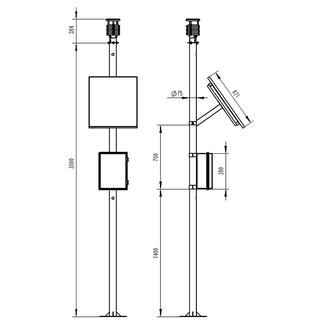 室外小型气象站